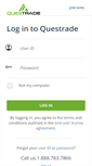 Mobile Screenshot of login.questrade.com
